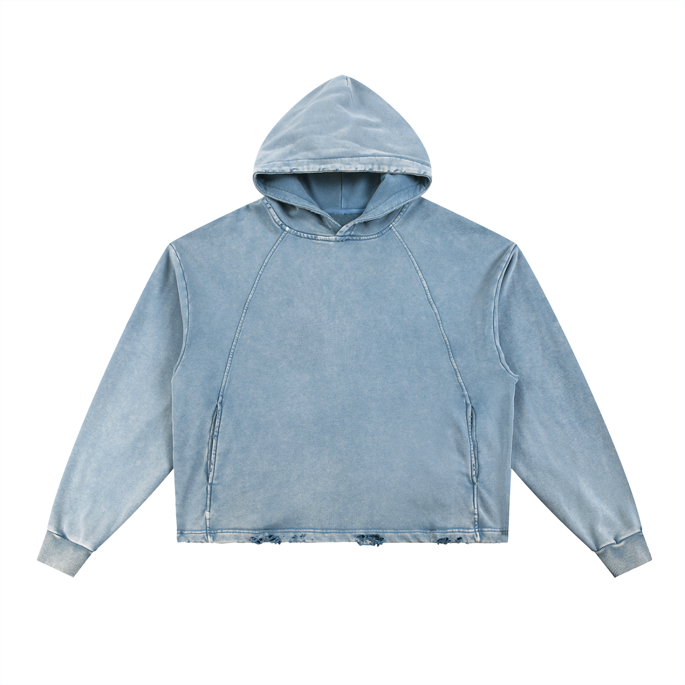Originals Collection- Frayed-Hem Hoodie
